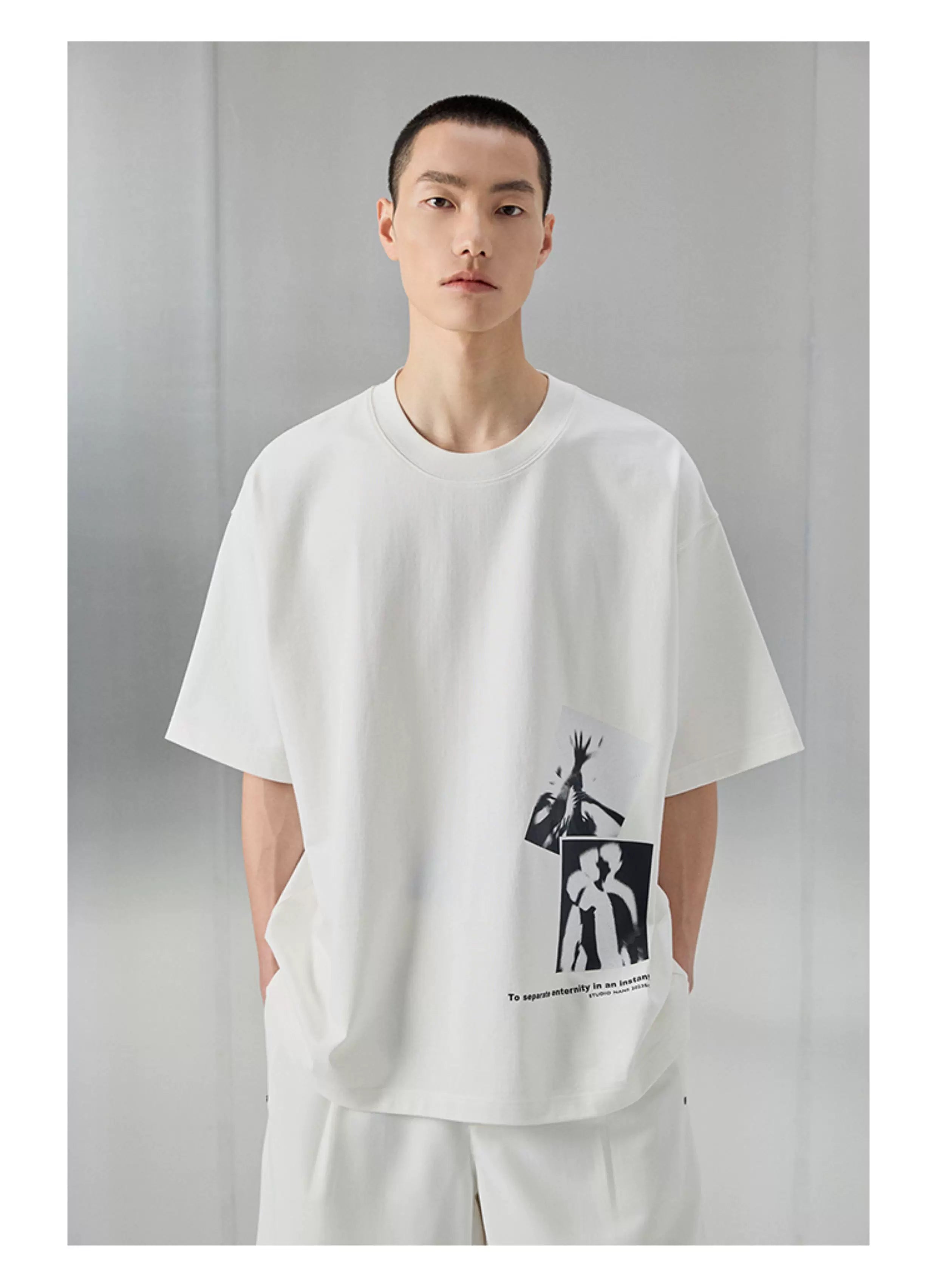 Oversized Heavyweight Double Yarn Printed Tee
