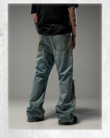 Tawny Distressed Loose Straight Jeans