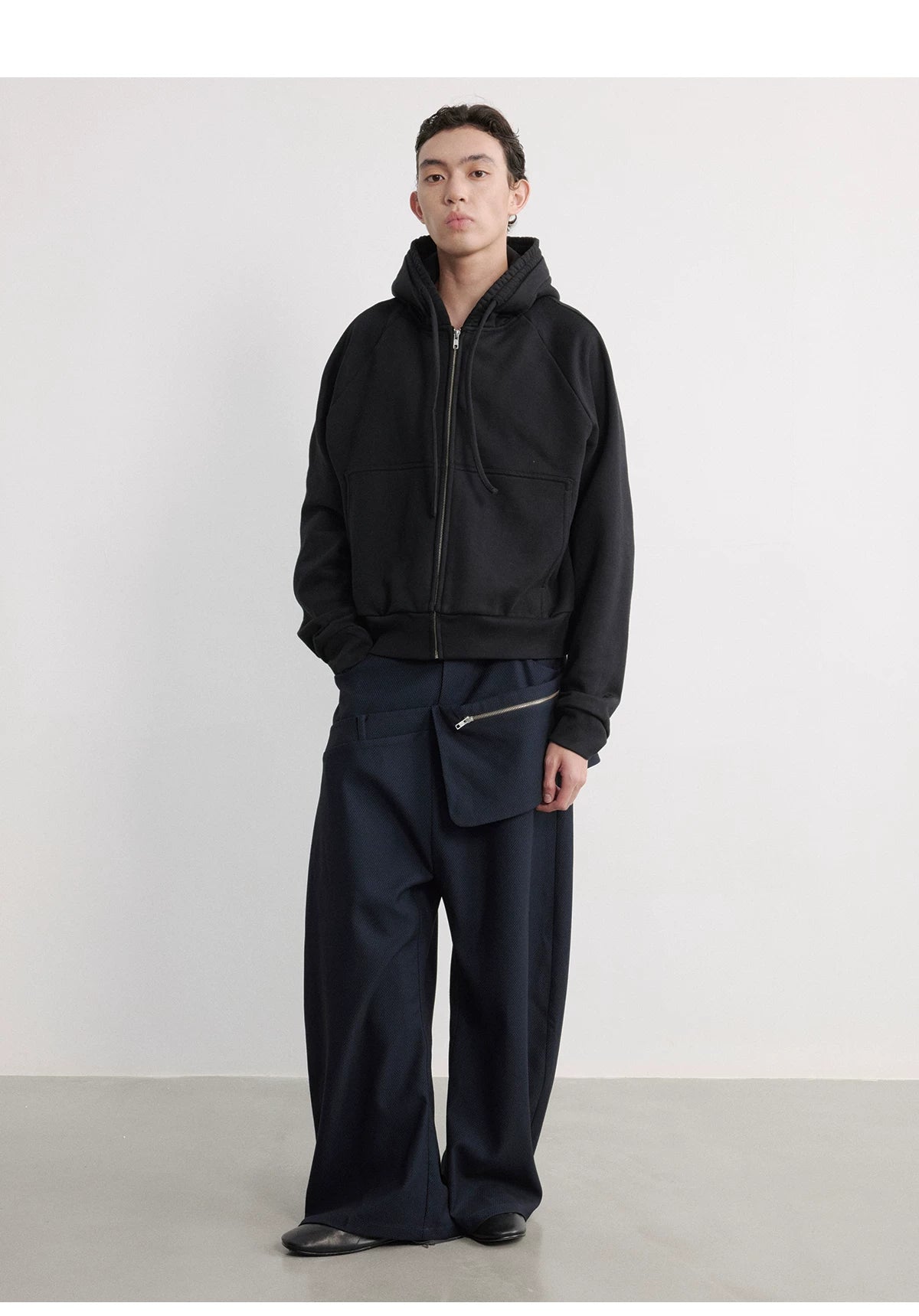 Double Waist Honeycomb Cargo Pants