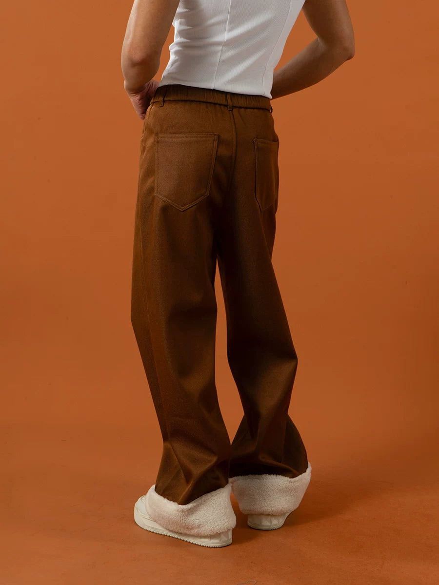 Men’s Fleece Cuff Casual Pants
