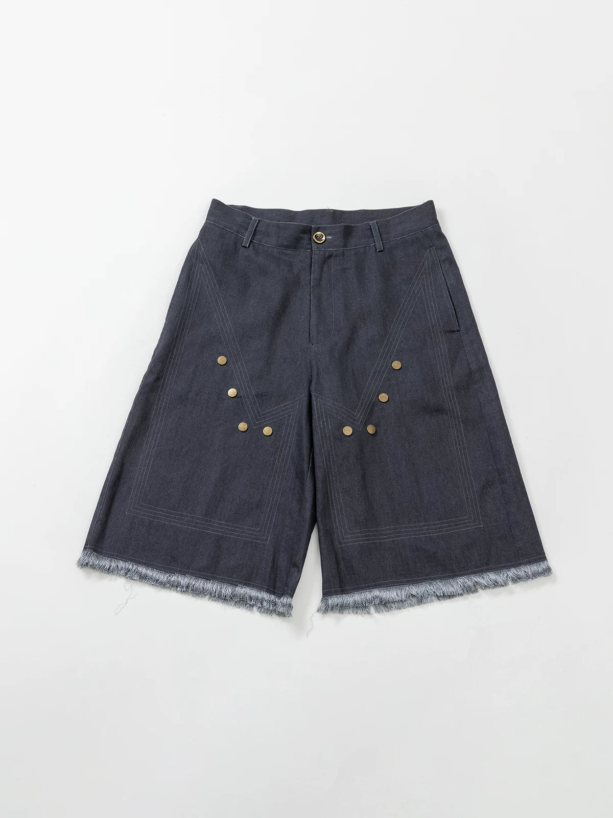 Vintage Y2K Riveted Frayed Cargo Shorts
