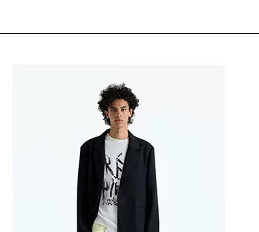 Merino Wool Raw Edge Blazer