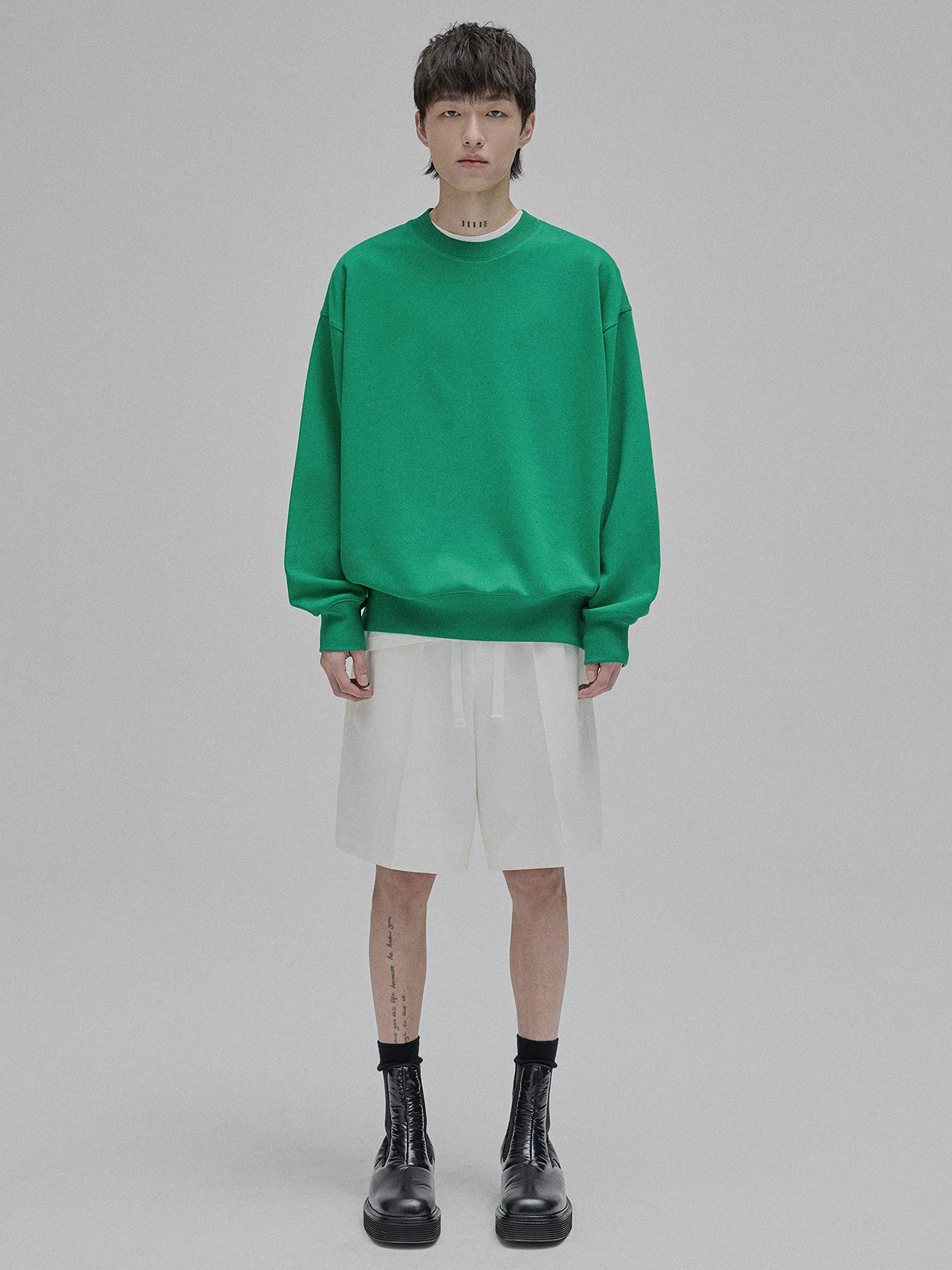 Tie Waist Straight Leg Knit Pants