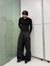 Lightweight Ribbed Knit Long Sleeve