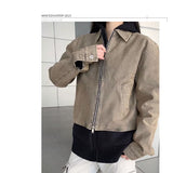 Two-Tone Short Vintage Jacket