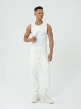 Men's Slim Fit Ribbed Athletic Tank