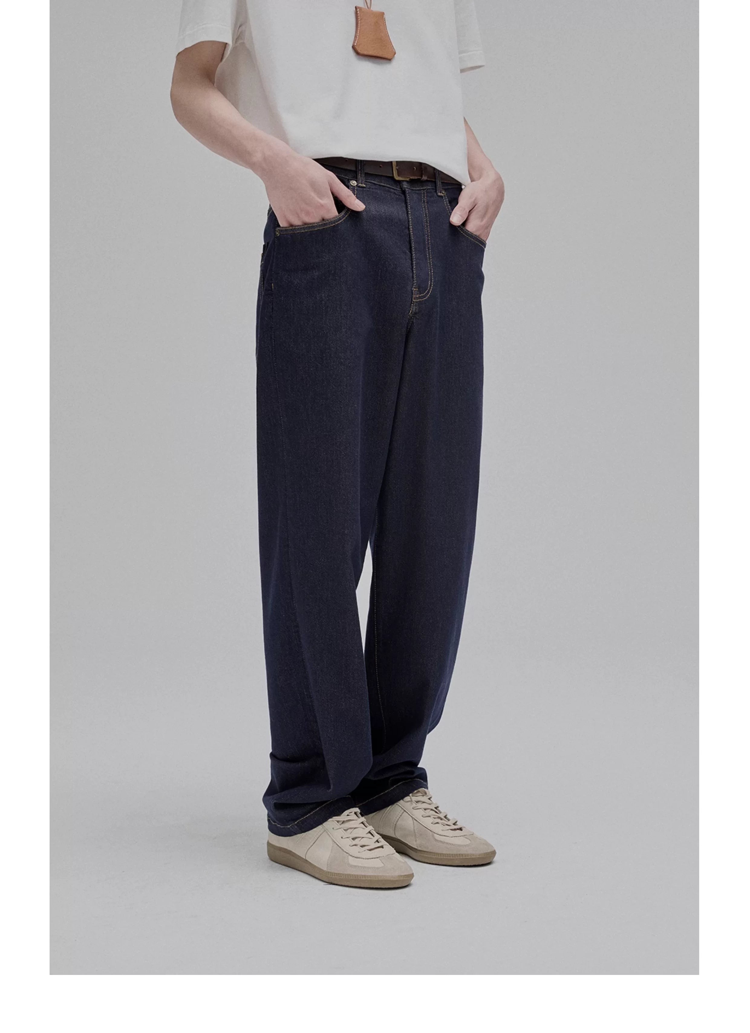 Lightweight Tapered Jeans