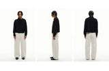 Distressed Fleece Lined Banana Jeans