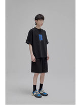 Floral Silhouette Print Short Sleeve Tee