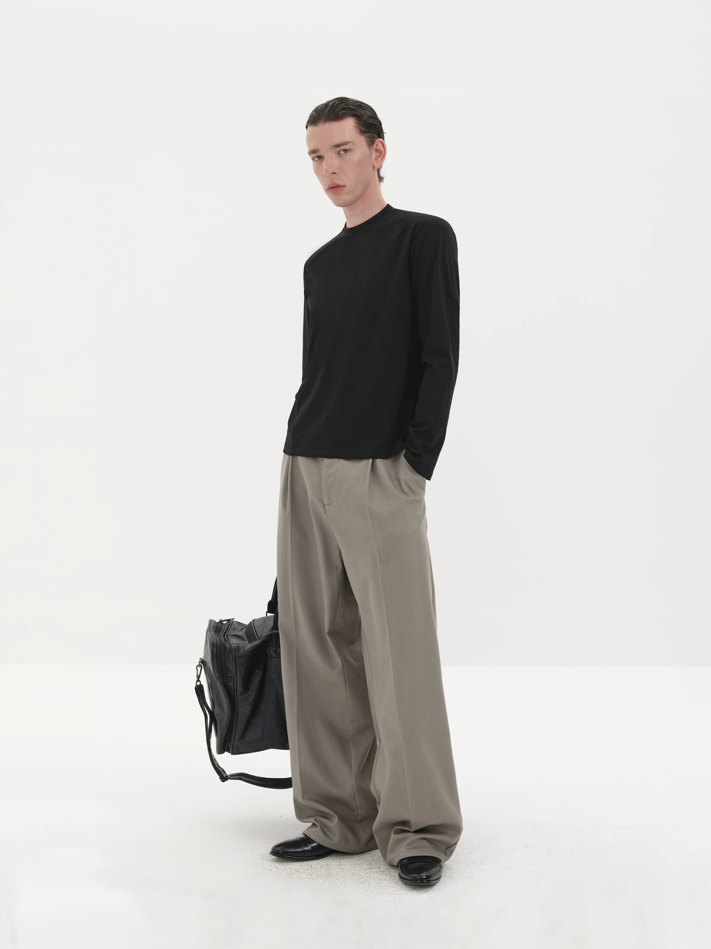 Summer Loose Pleated Tencel Cotton Pants