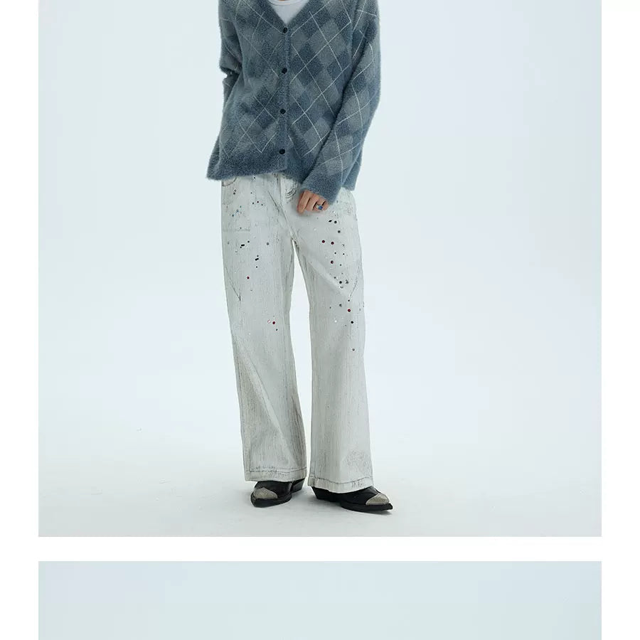 Two Tone Faux Fur Plaid Cardigan