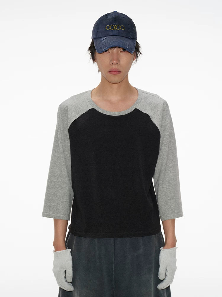 Gas Blue Long Brim Distressed Caps