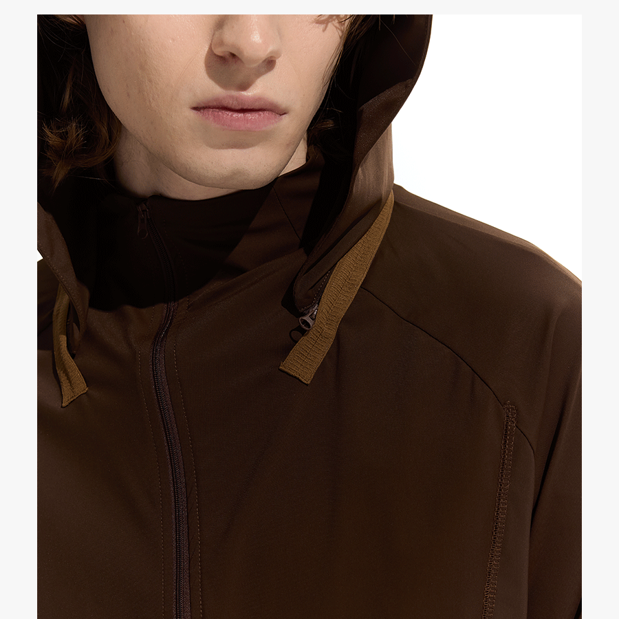 Detachable Hood Half-Zip UPF50+ Sun Jacket