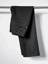 Wide Leg Wrinkle-free Wool Trousers