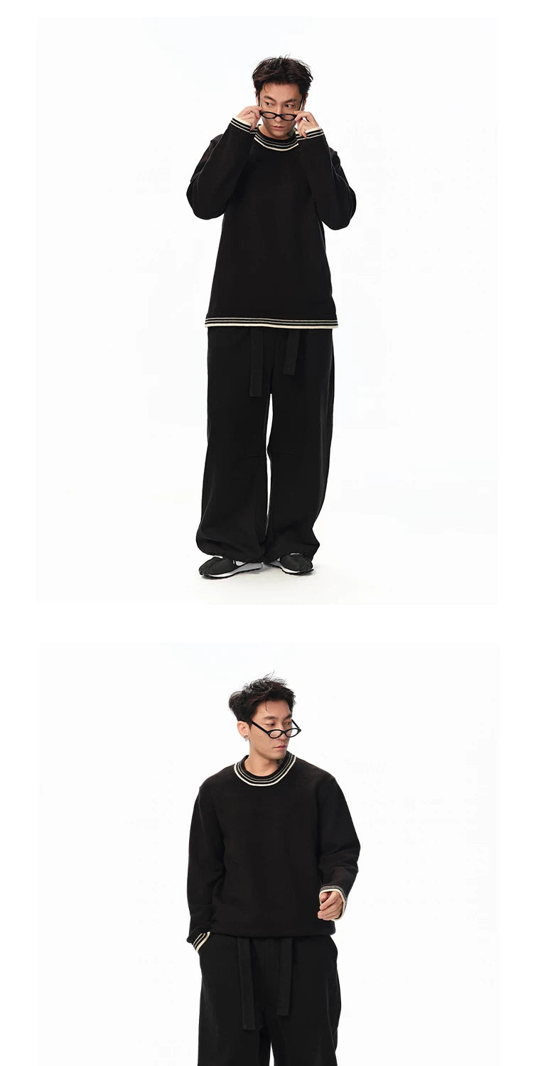 Loose Crew Neck Sweater