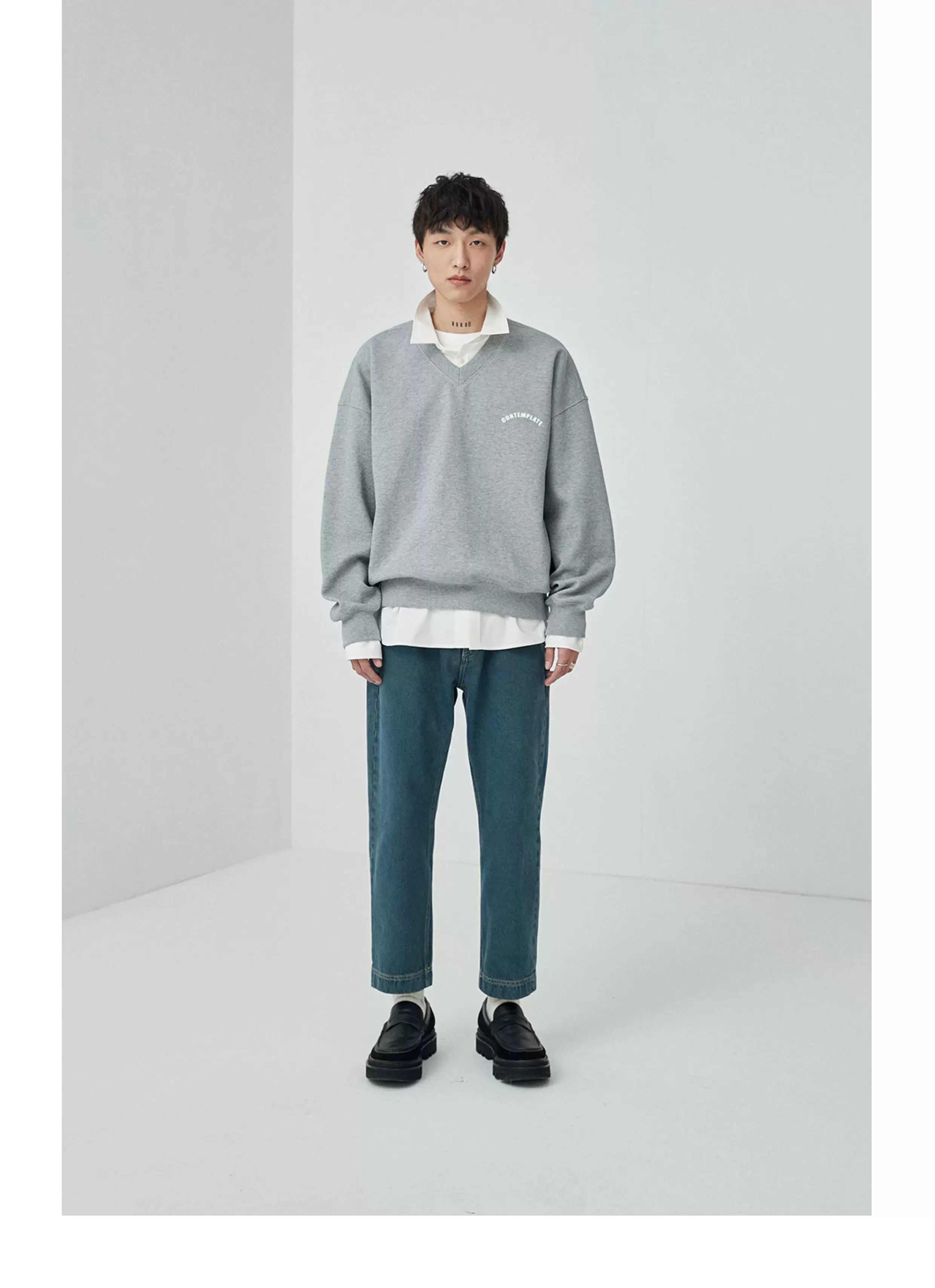 Split Pocket Basic Cotton Shirt