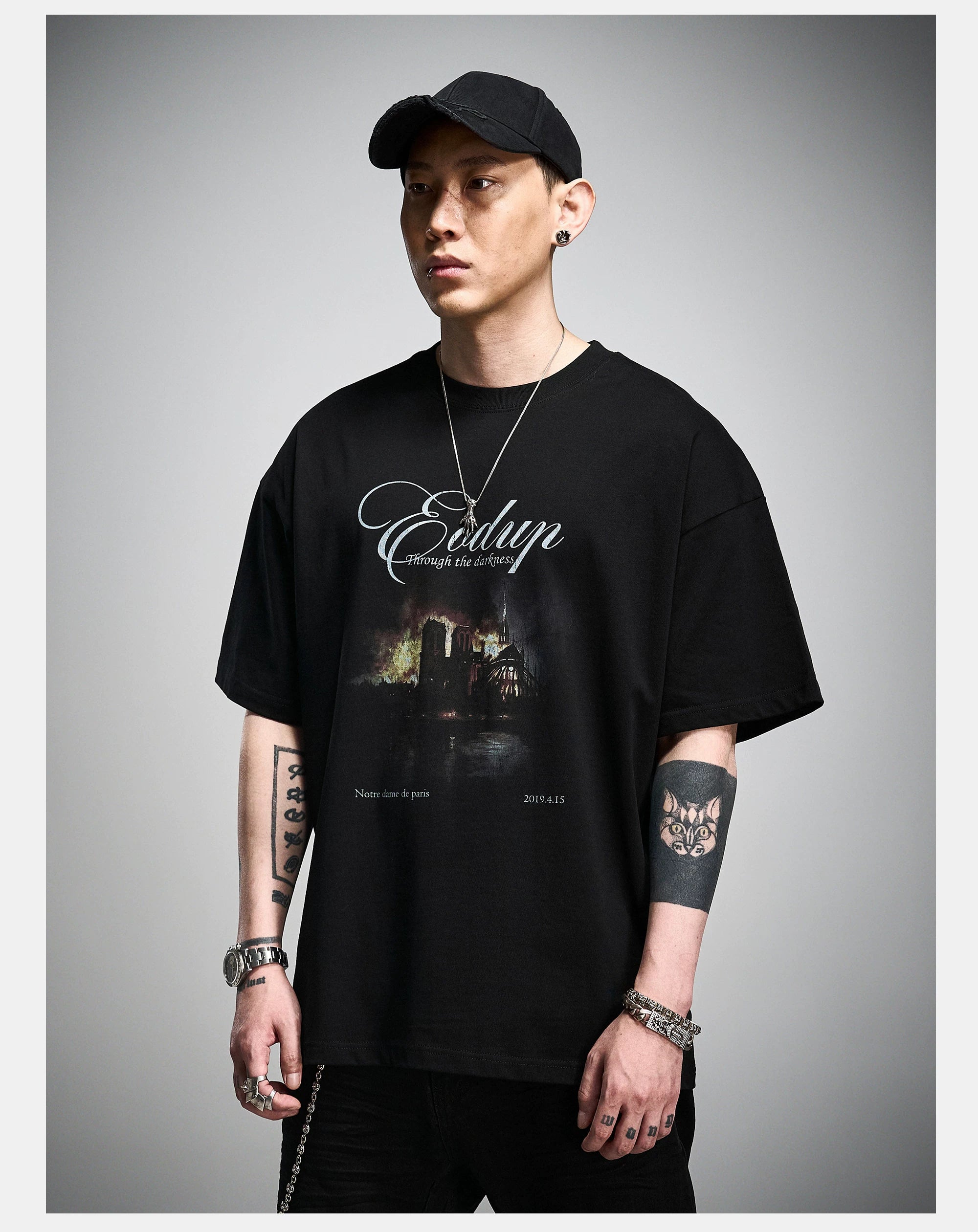 Printed Loose Short Sleeve Tee