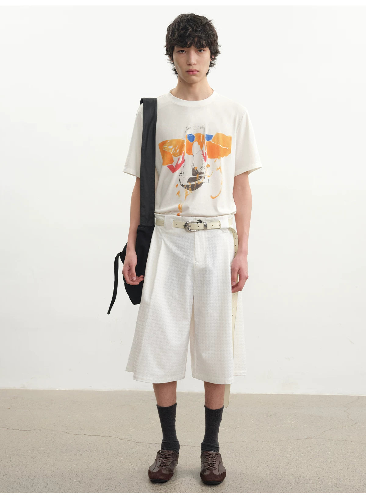 Juicy Digital Print Wool Tencel Tee