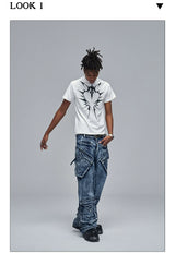 American Hip-Hop Printed Slim Tee