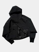 Batwing Sleeve Hard Shell Jacket