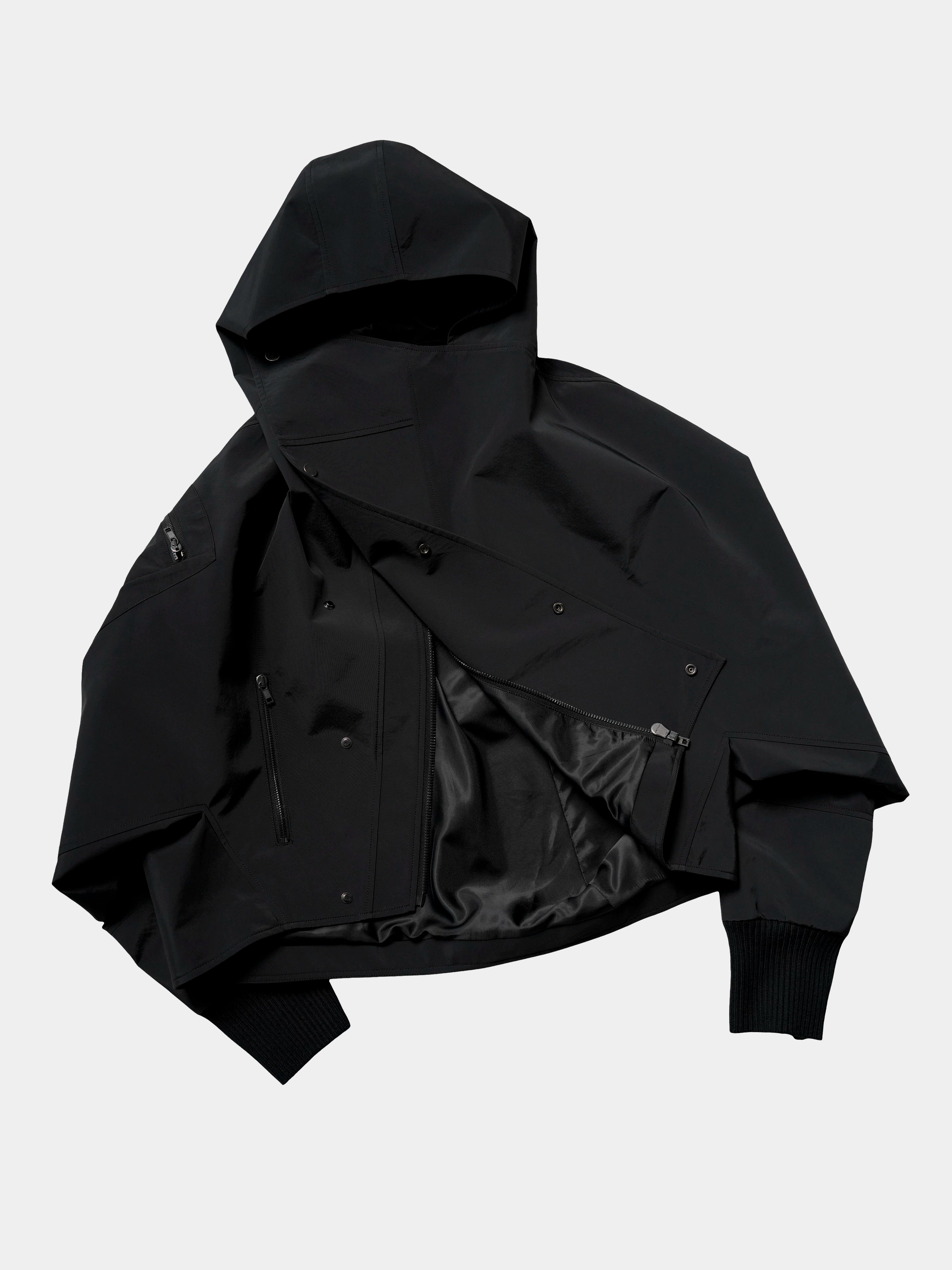 Batwing Sleeve Hard Shell Jacket