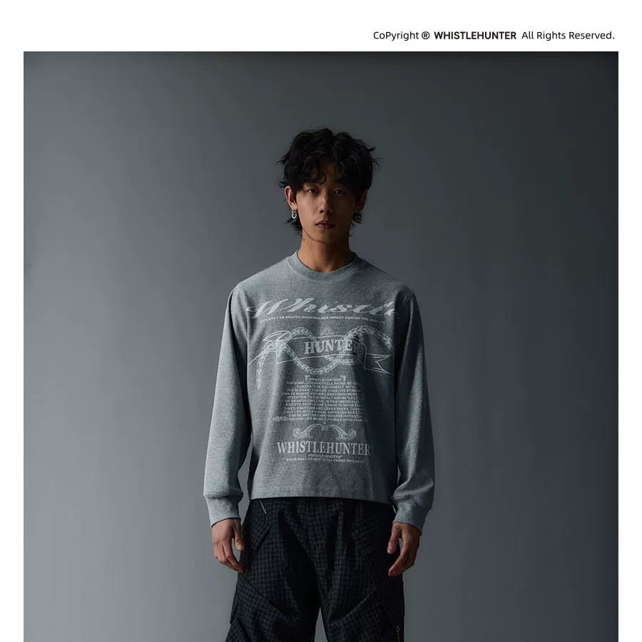 Cleanfit Couple Vintage Long-sleeve Wheat Tees