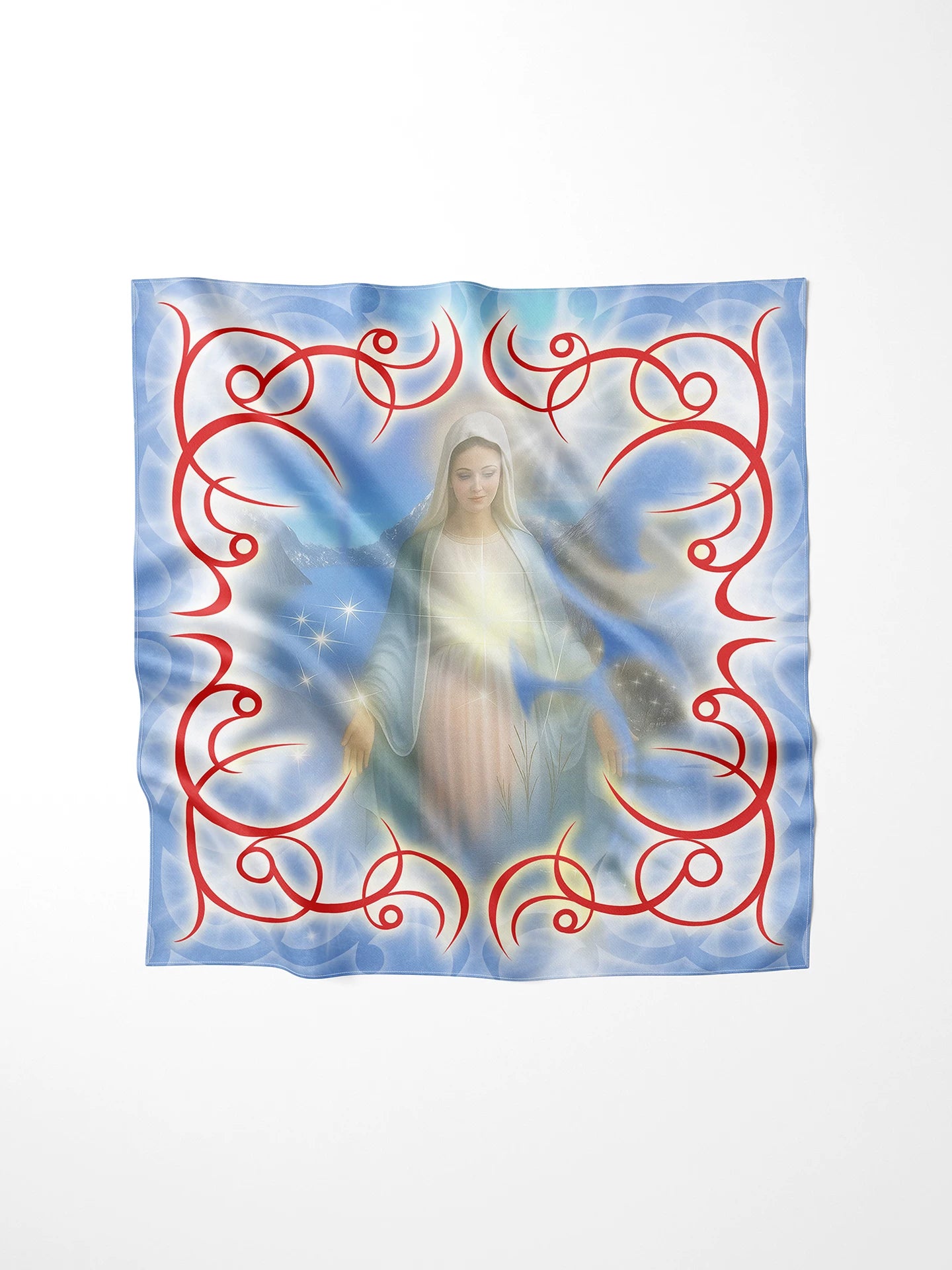 American Vintage Thorn Print Scarf