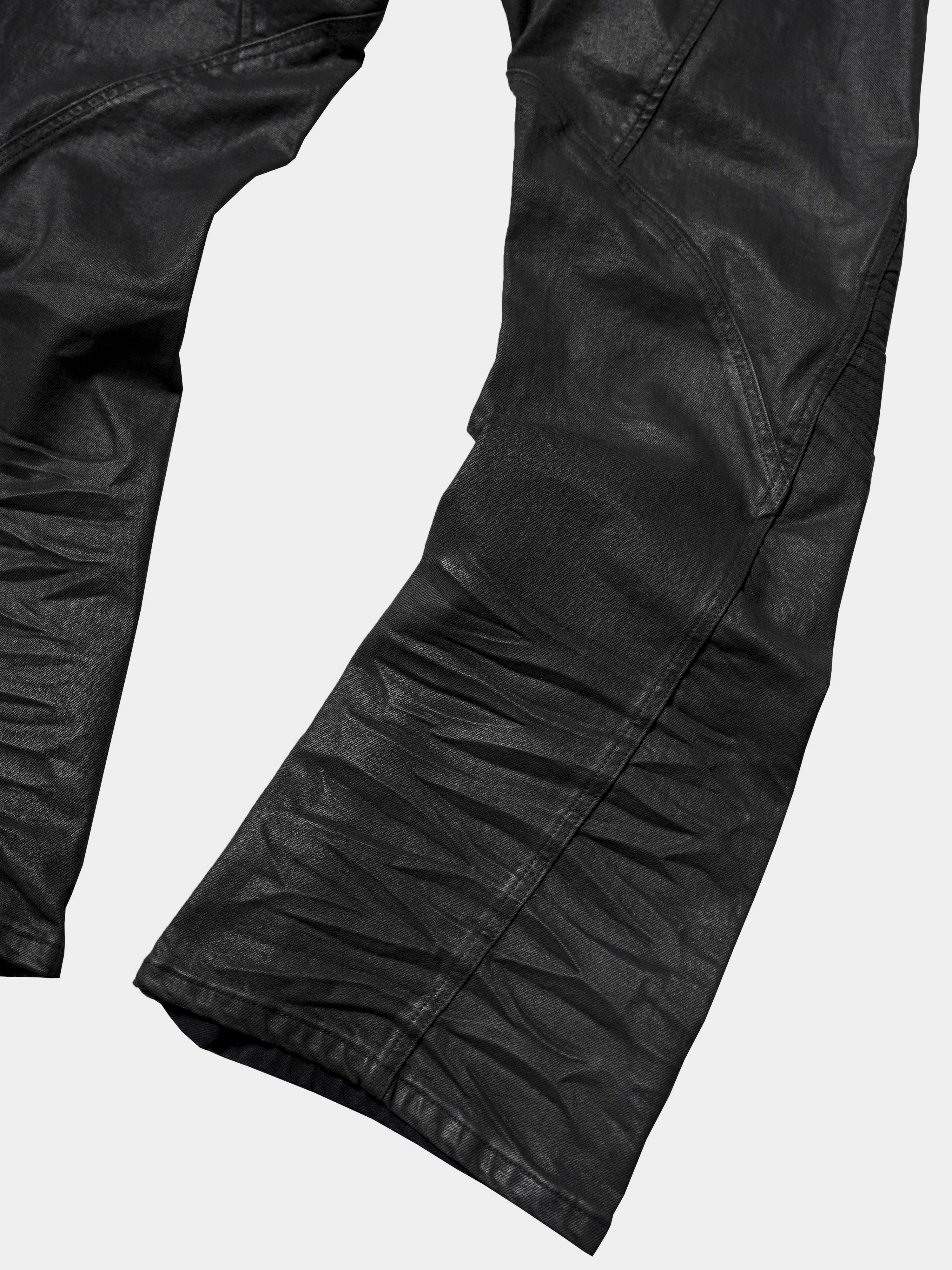 Dark Wash Distressed Stretch Denim Jeans