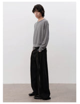 Vintage Washed Denim Banana Pants