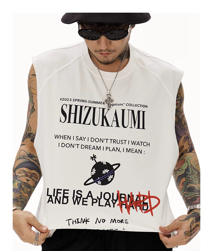 Saturn Print Tank Top