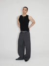 Wrinkle-Resistant V-Neck Cardigan Vest