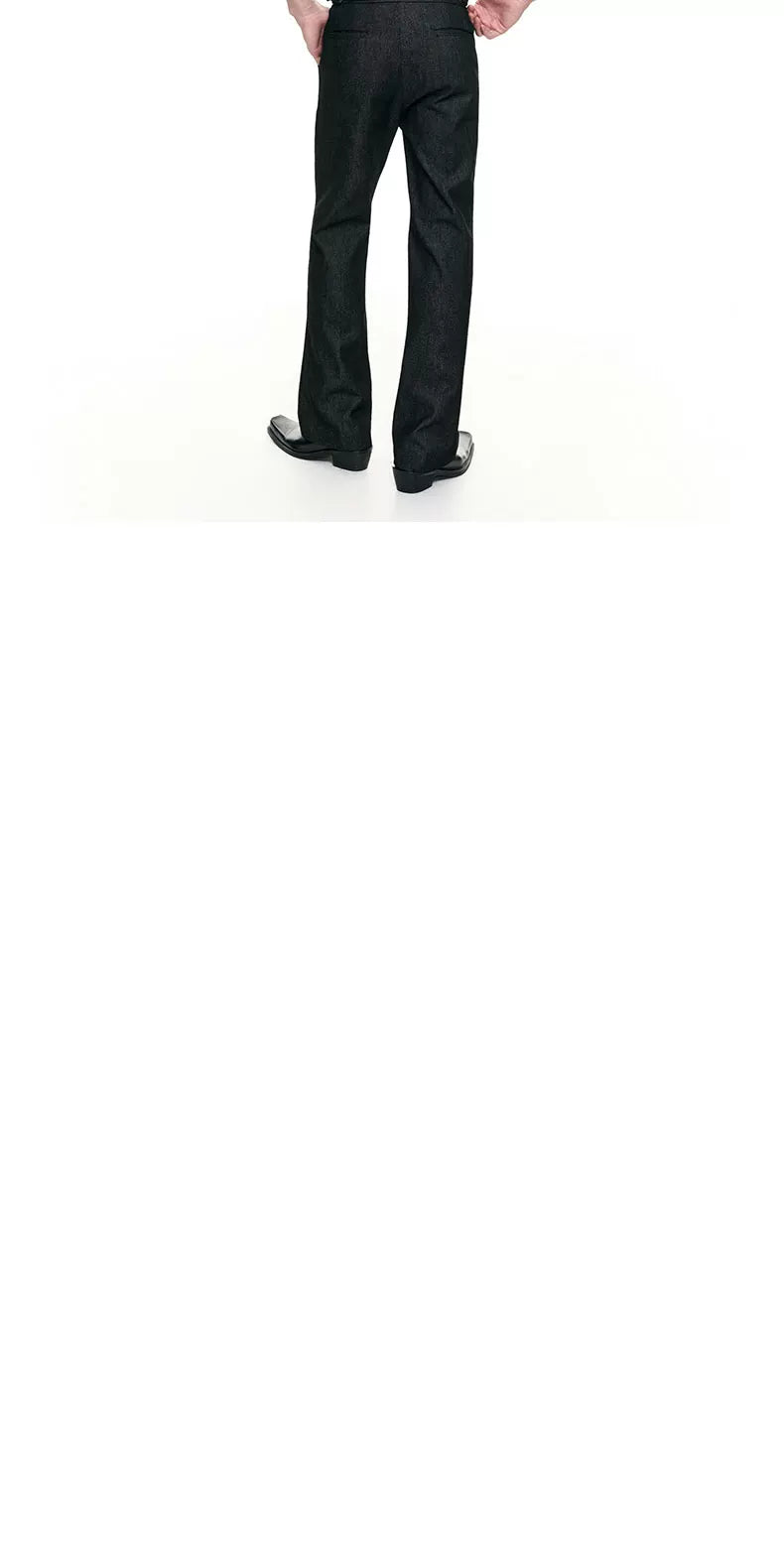 Charcoal Pleated Naples Casual Pants