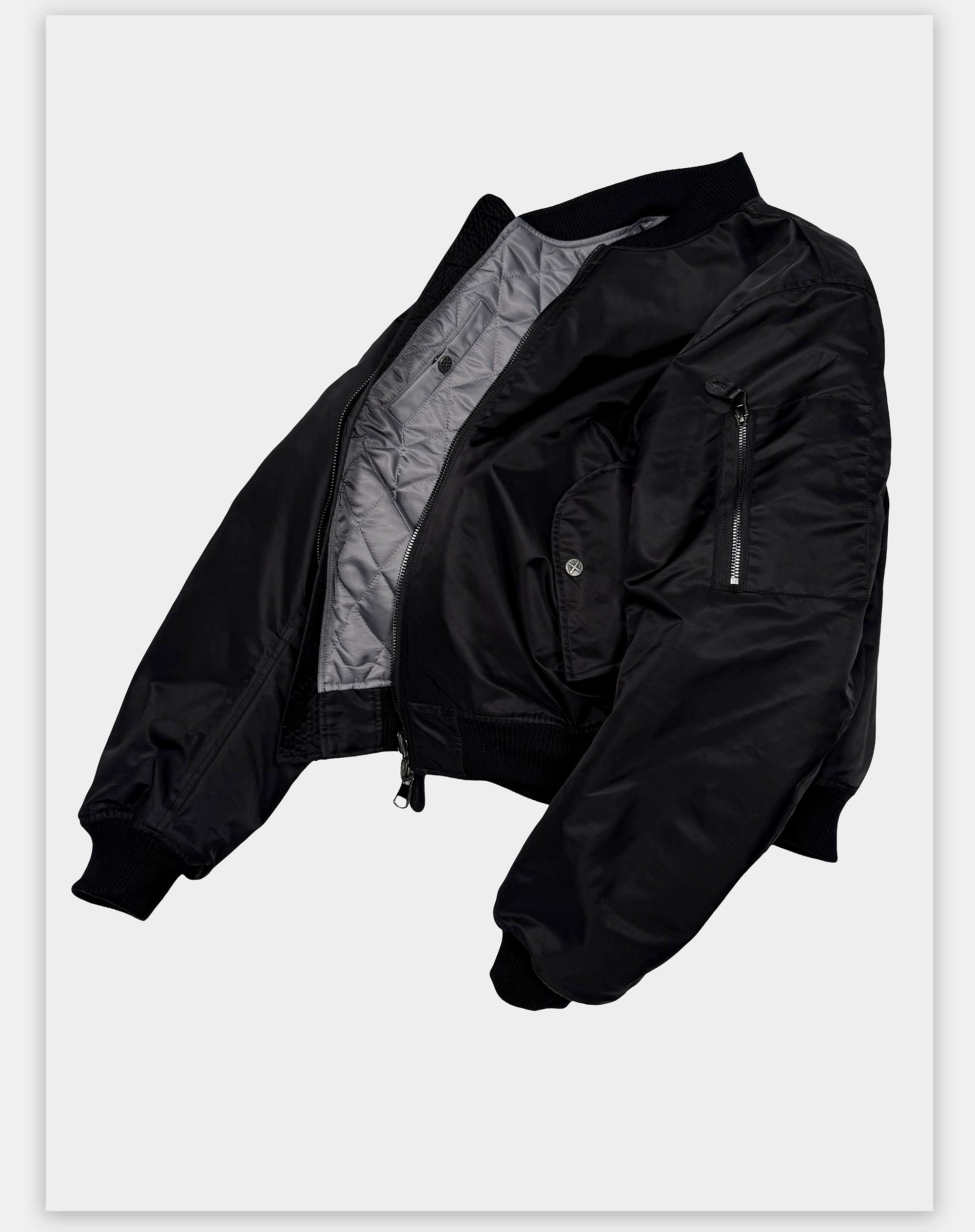 Reversible Quilted Boxy Cotton Coat