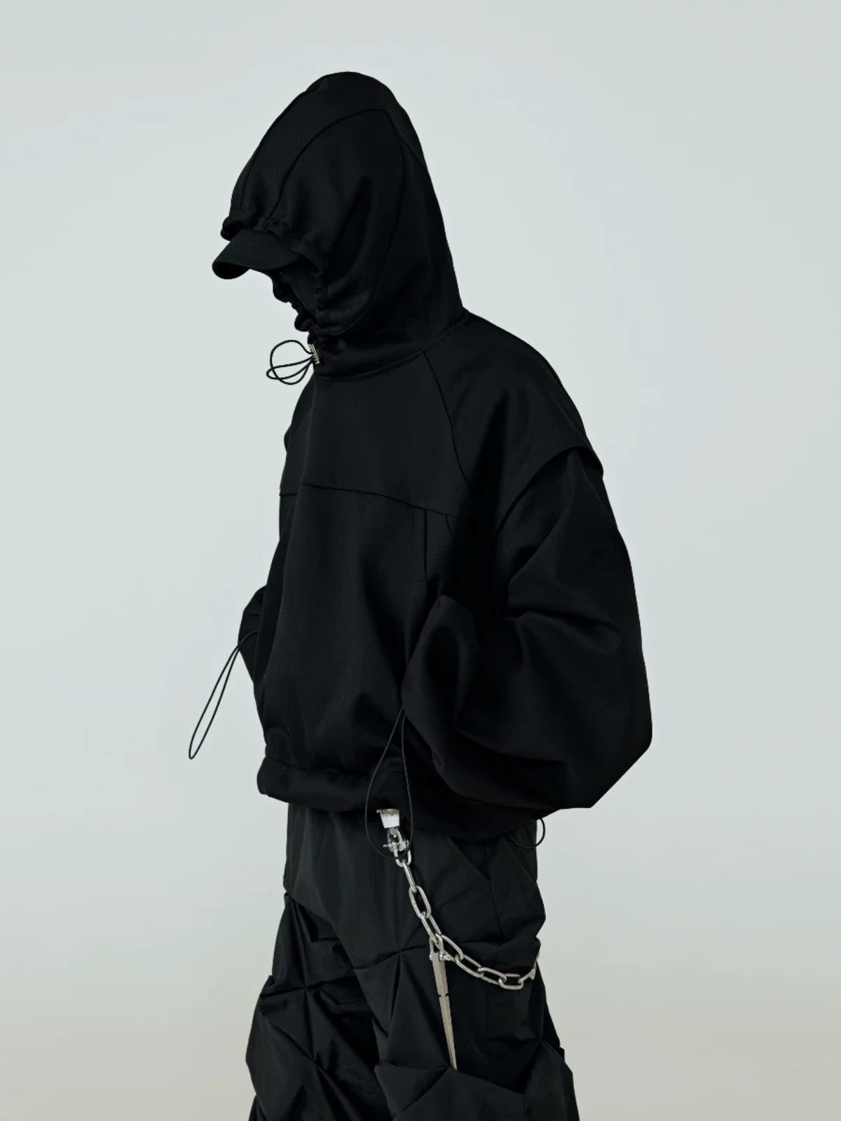 Oversized Heavy Drawstring Hoodie