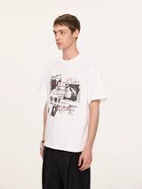 Band Screen Print Cotton Couple Tees
