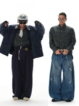 Green Vintage Plaid Japanese Flannel Shirt
