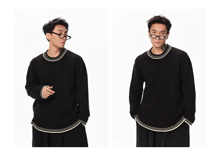 Loose Crew Neck Sweater
