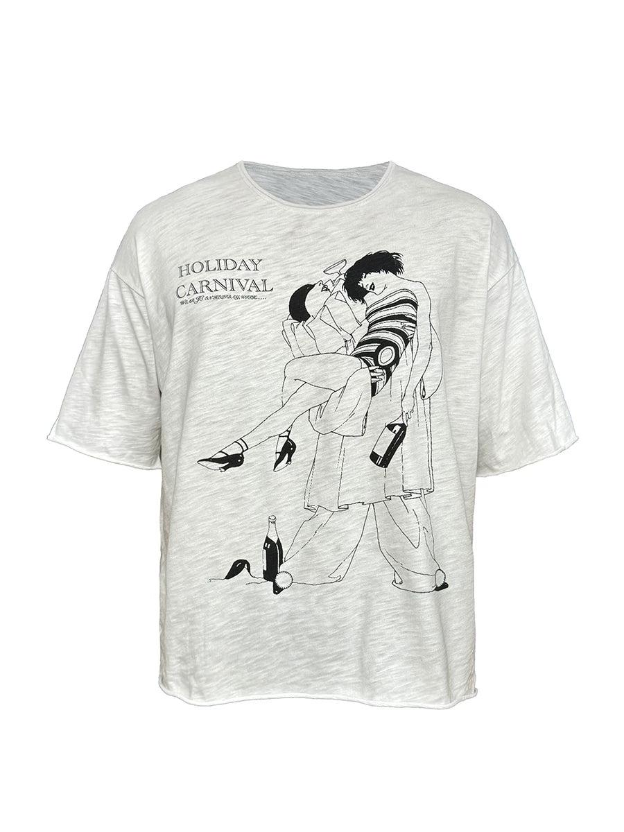 Holiday Short Sleeve Bamboo Crop Tees
