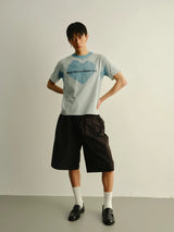 Rave Sweat Stain Print Cotton Tee