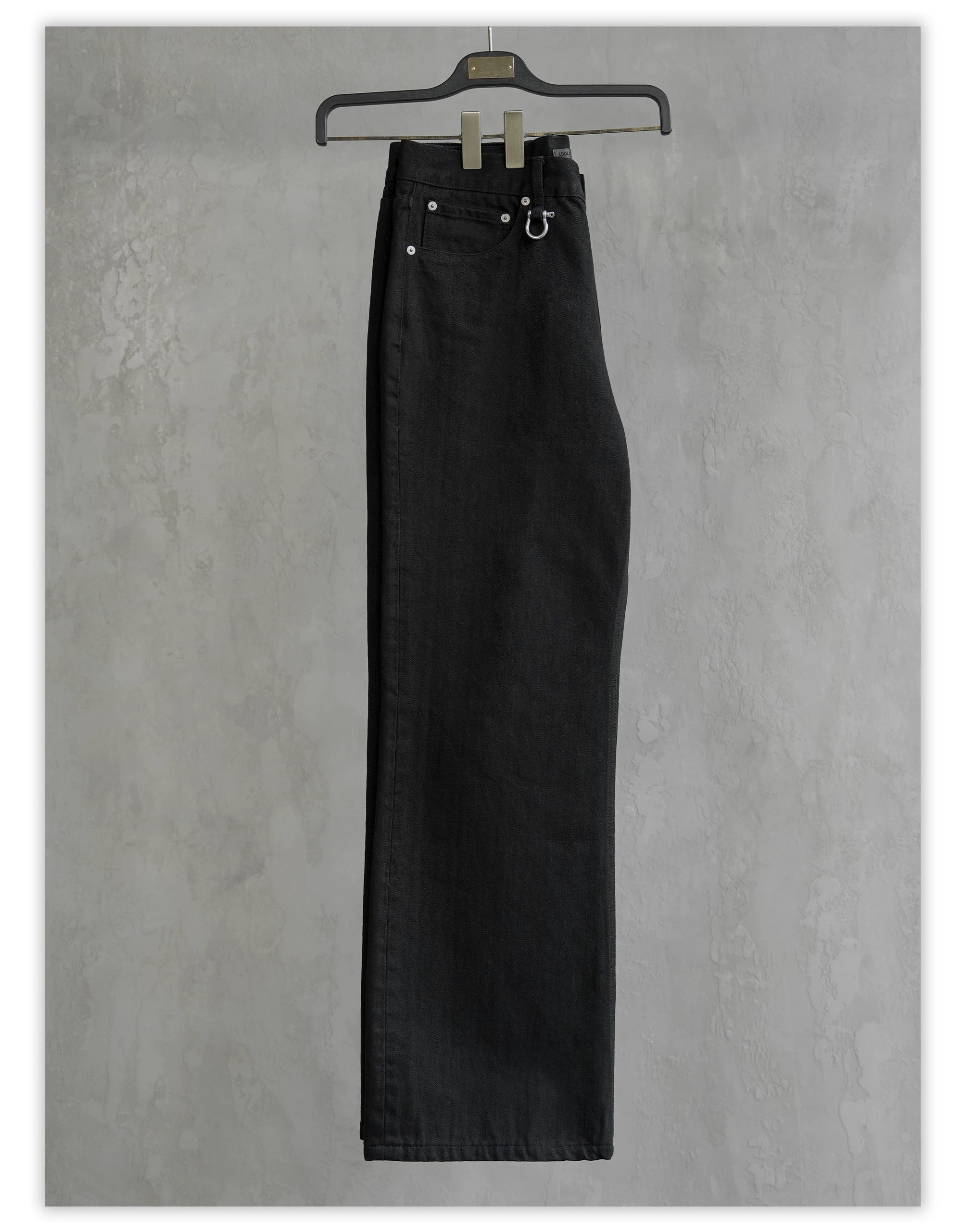 Baggy 15 Oz Rigid Black Jeans
