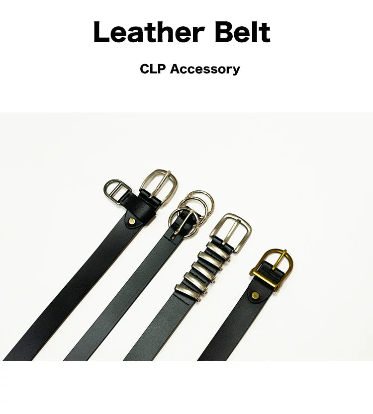 Men's Genuine Leather Buckle Belt