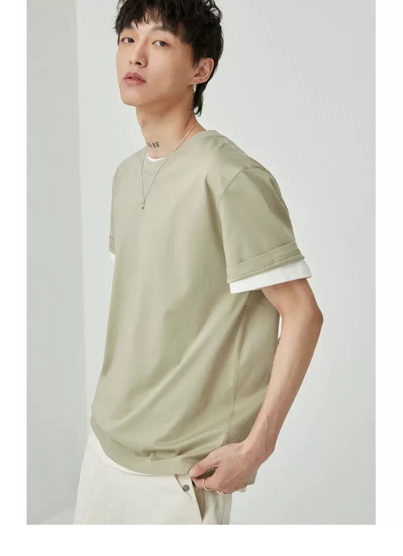 Double-Sided Mercerized Long Staple Cotton Tee