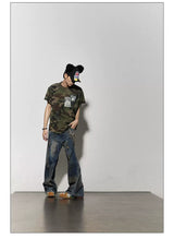American Camo Cross Gun Tee