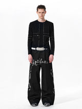 Men's Cross Eyelet Long Sleeve Tee