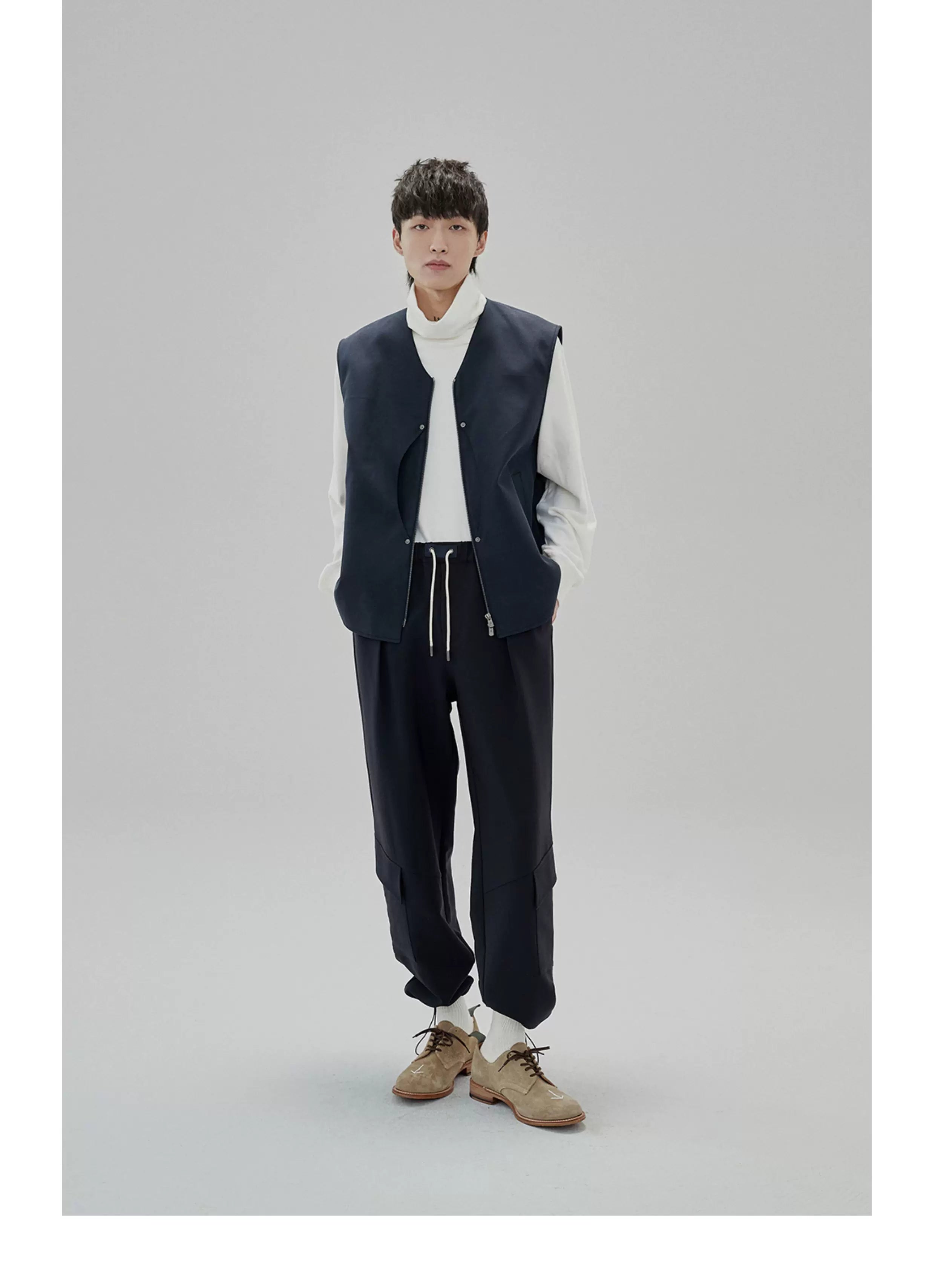 Tapered Drawstring Pocket Cargo Pants