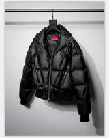 Oversized Zip Collar Puffer Jacket
