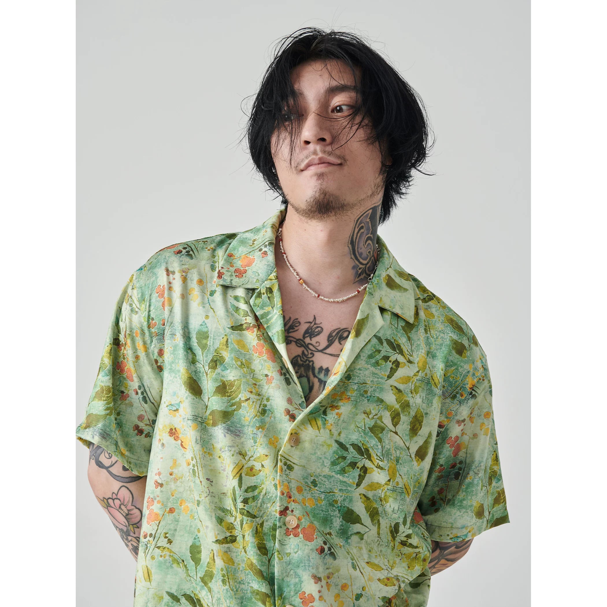 Loose Short Sleeve Hawaiian Shirt