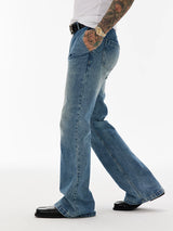 Men's Flared Casual Jeans