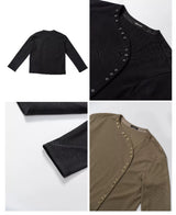 Fitted Ribbed Knit Long Sleeve Top