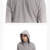Detachable Hood Half-Zip UPF50+ Sun Jacket